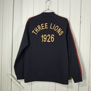kent & curwen jersey track jacket 3 lions